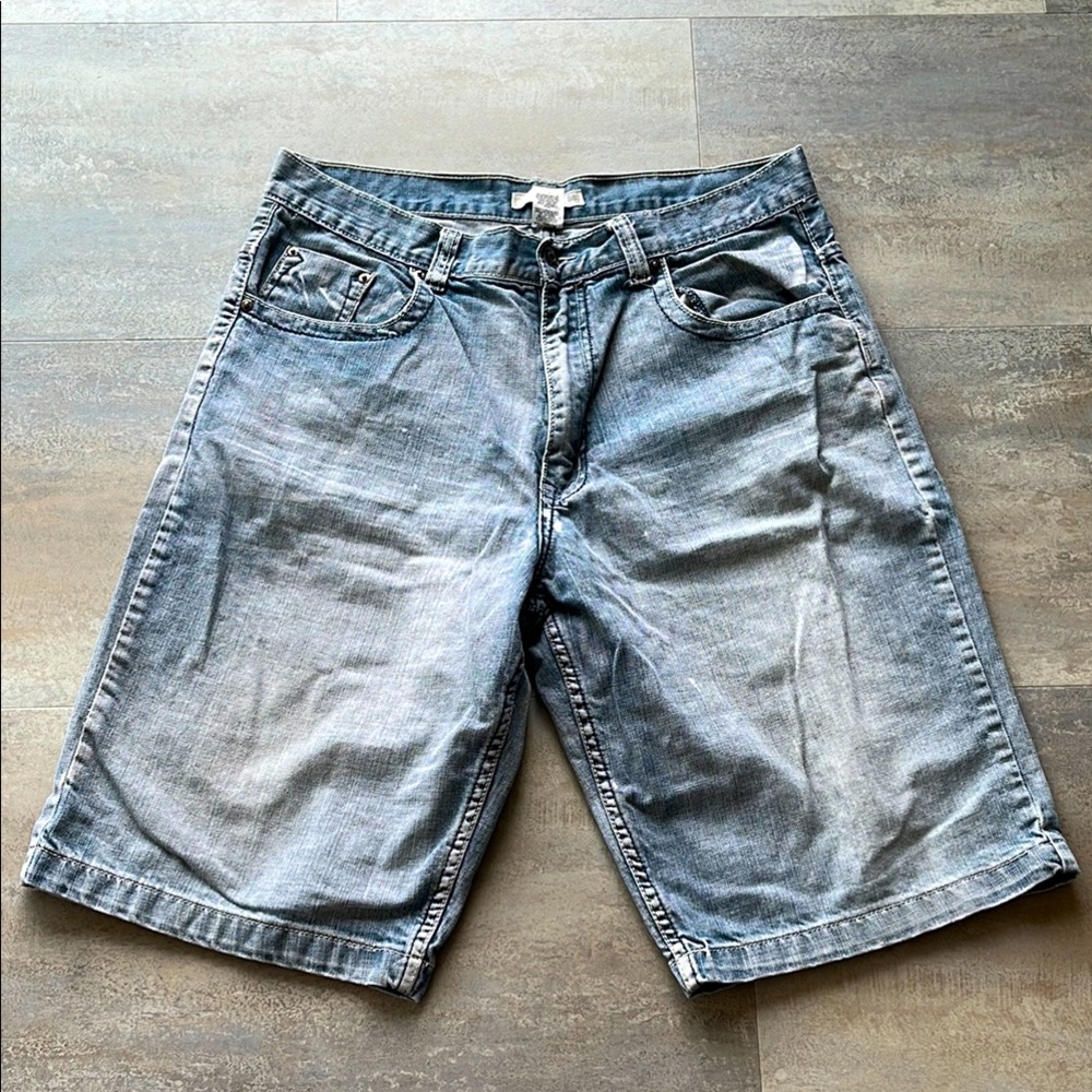 Route 66, Men's Blue oversized Denim Shorts
